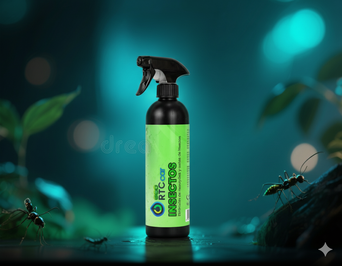 Botella de eliminador de insectos EcoRTCcar 500ml con pulverizador
