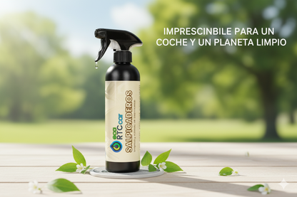 Botella de limpiador de salpicaderos EcoRTCcar 500ml con pulverizador
