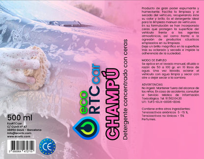 ECO RTC CAR CHAMPU 500ML